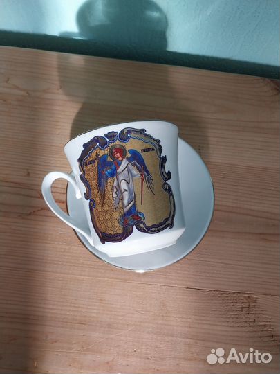 Чайная пара с ангелом