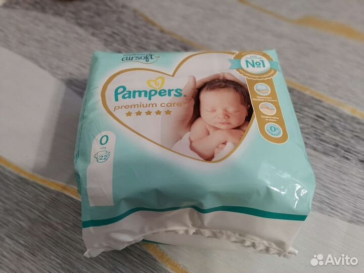 Подгузники Памперс Pampers Premium Care