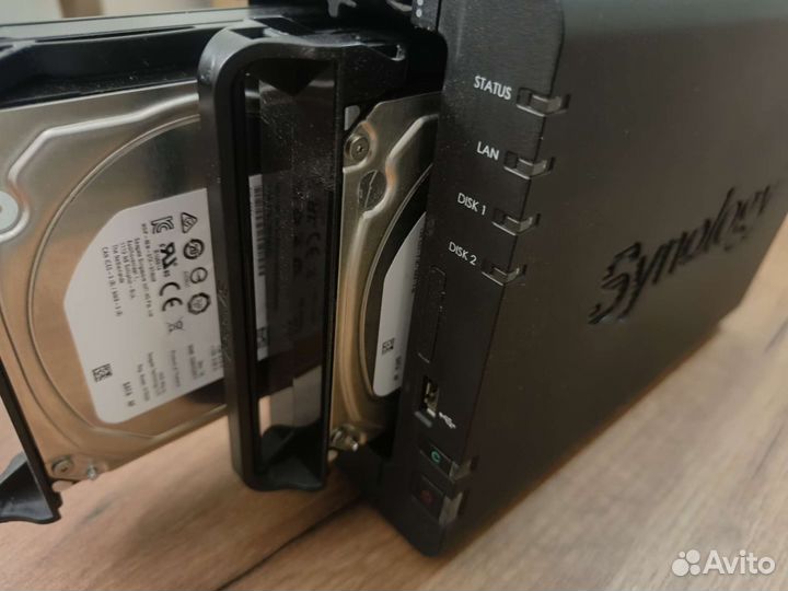 Nas Synology ds216 + 8Тб