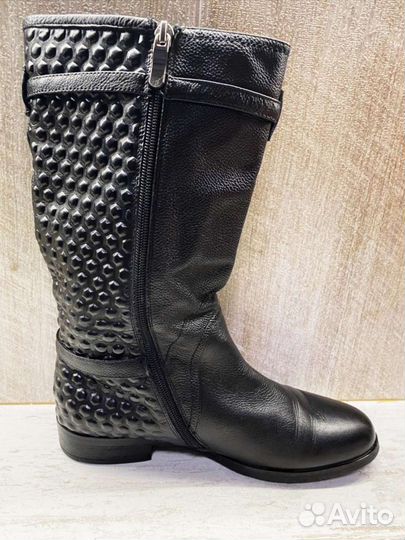 Сапоги р 39 натур кожа