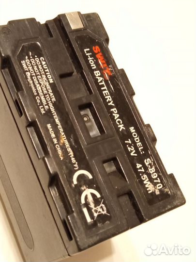 Аккумулятор видеокамер swit S-8970 Sony NP-F970