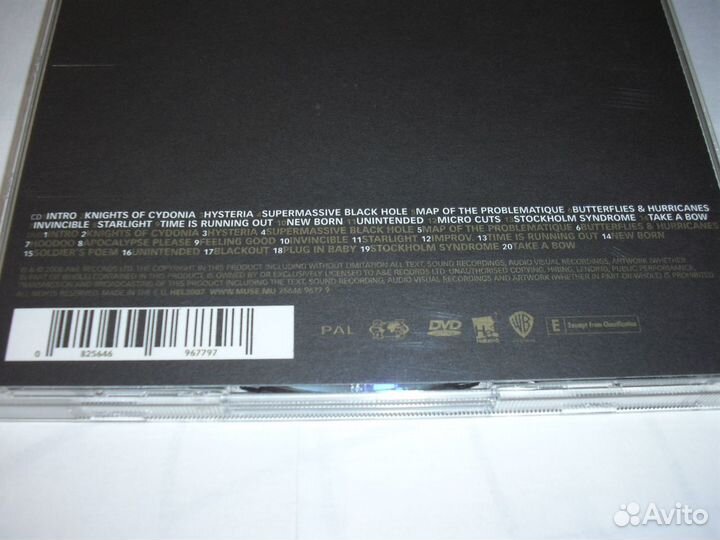 CD Muse Haarp '2007 2CD Live фирменный