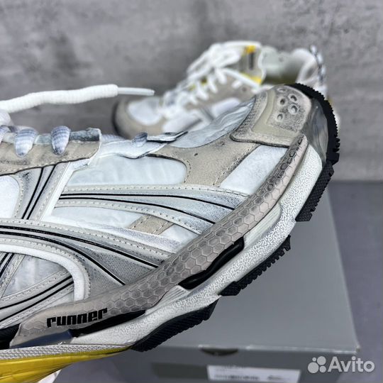 Balenciaga Runner Nylon White Yellow