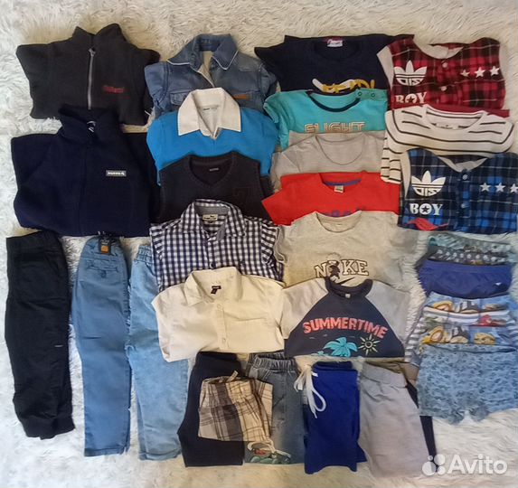 Пкет вещей для мальчика р.98