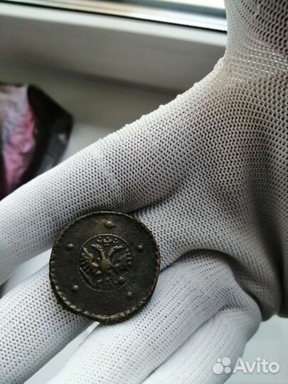 Пять копеек 1727г