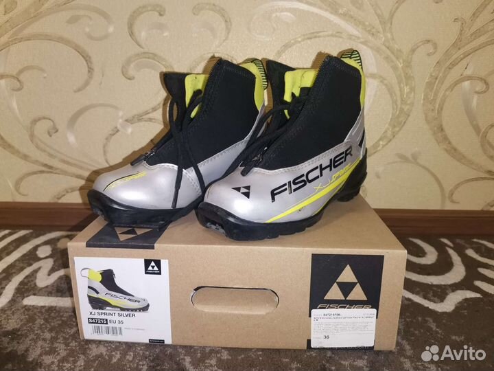 Лыжные ботинки fischer xj sprint детские р. EU 35