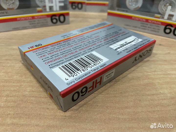 Аудиокассеты sony HF60 запечатанные