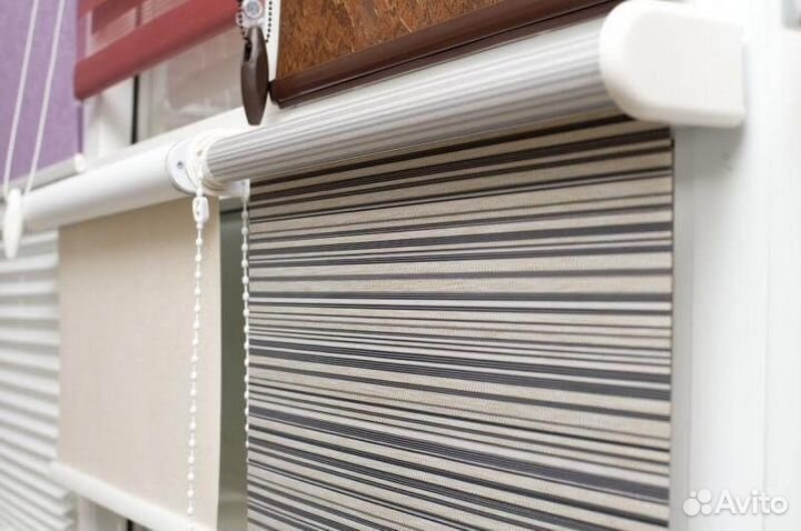 Жалюзи и рулонные шторы на окна