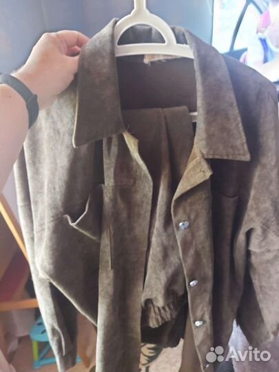 Велюровый костюм женский 56 размер