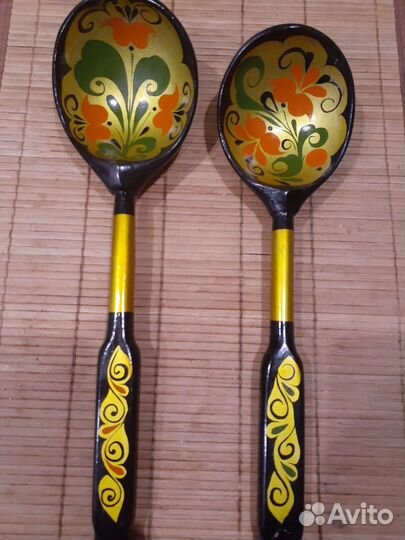 Половники-хохломская роспись