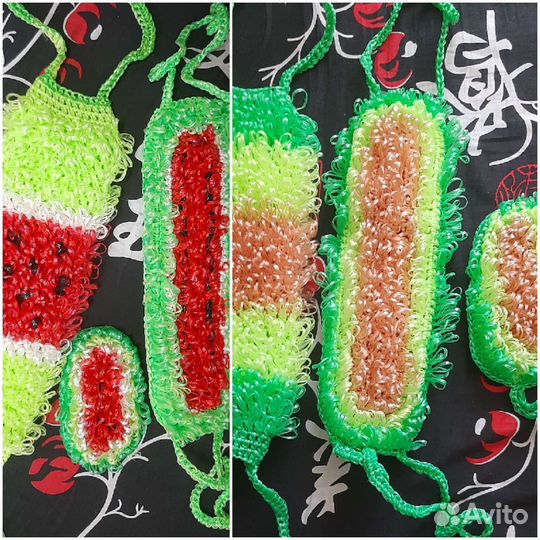 Мочалки для бани и ванны, на подарки