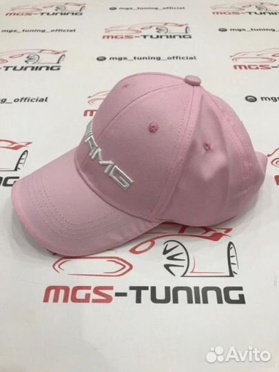 Кепка Mercedes-Benz AMG стиль 2 светло-розовый