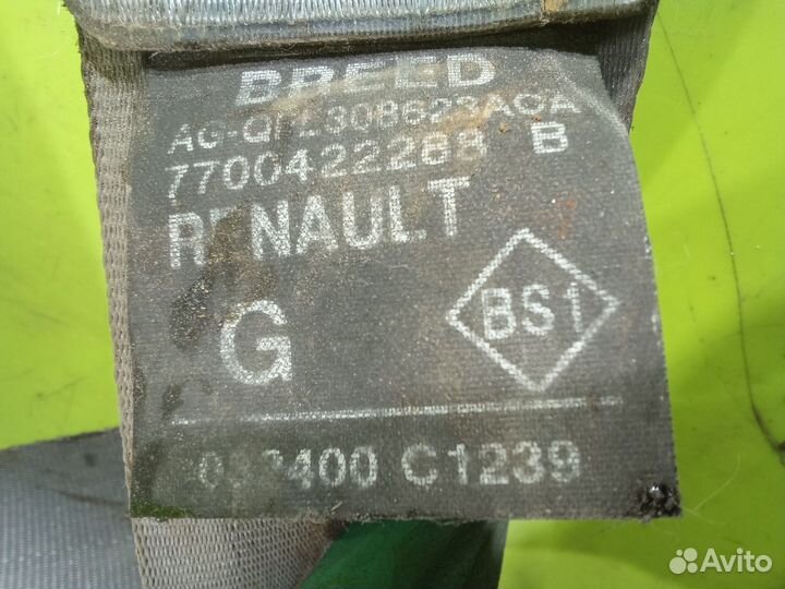 Ремень безопасности задний левый Renault Laguna 1