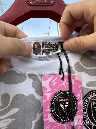 Футболка bape x inter miami