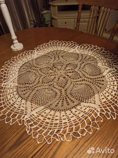 Салфетки на стол круглые