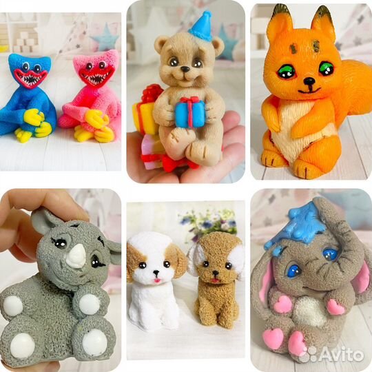 Зверята. Мыло ручной работы