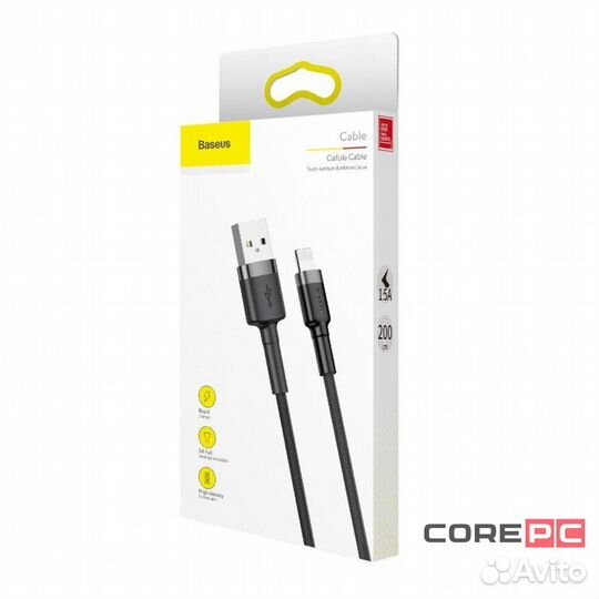 Usb Кабель-зарядка Lightтing Baseus Cafule 1.5A 2м