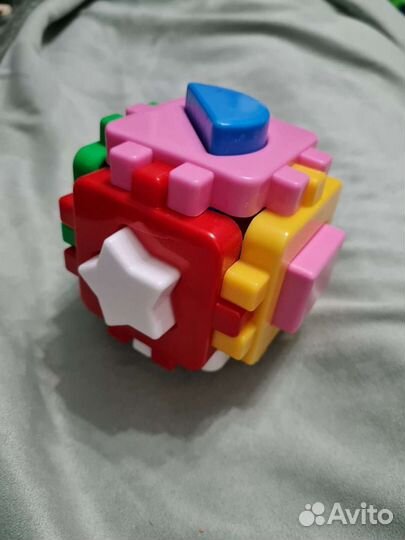 Кубик сортер логический (развивающие игрушки)