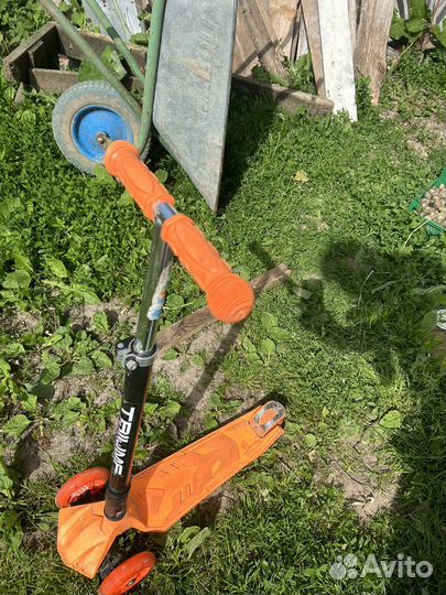 Самокат детский трехколесный бу