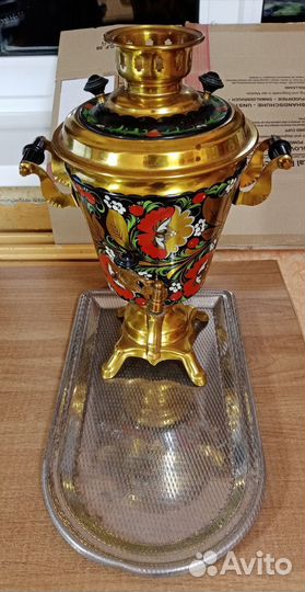 Самовар электрический расписной