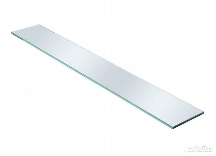 Полка стеклянная 80х12х0,8см