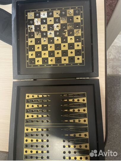 Шахматы и нарды дорожные 2 в 1