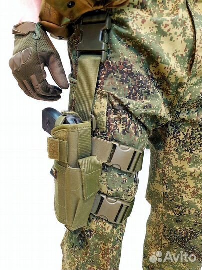 Кобура тактическая для пм олива набедренная