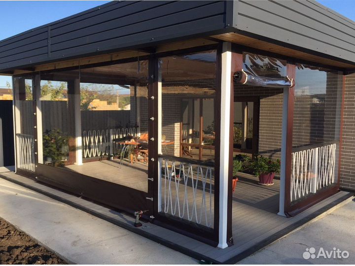 Мягкие окна. Прозрачный пвх