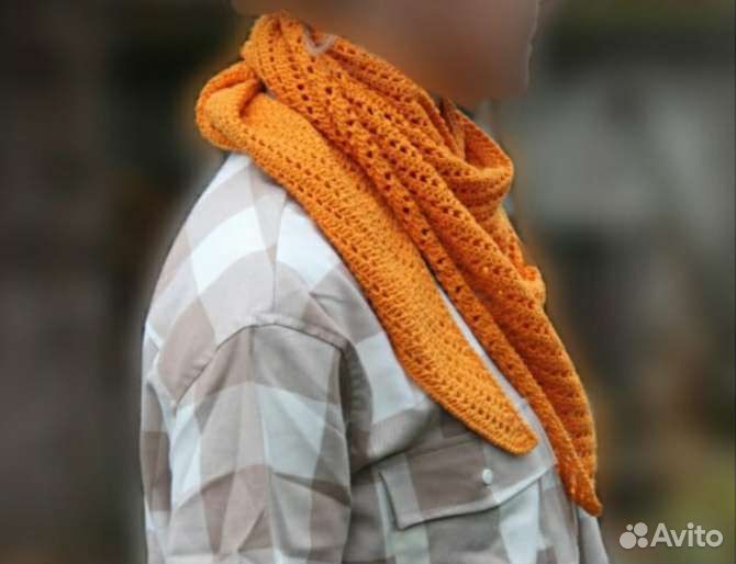 Хлопковая шаль бактус