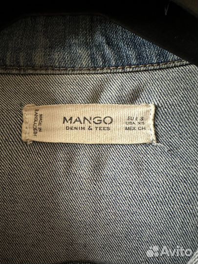 Джинсовая куртка mango