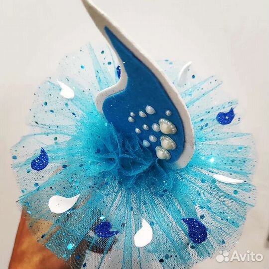 Ободок минутка, ёлочка, куклы, капля