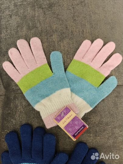 Новые детские перчатки пакетом