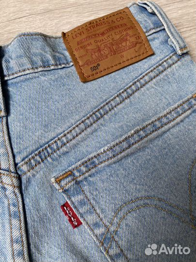 Джинсовые шорты levis 501 размер w23