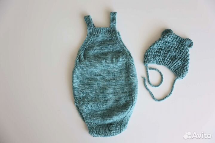 Вязаные детские вещи для фотосессии