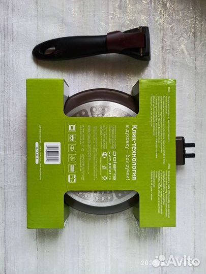 Сковорода Polaris новая, чугунная в подарок