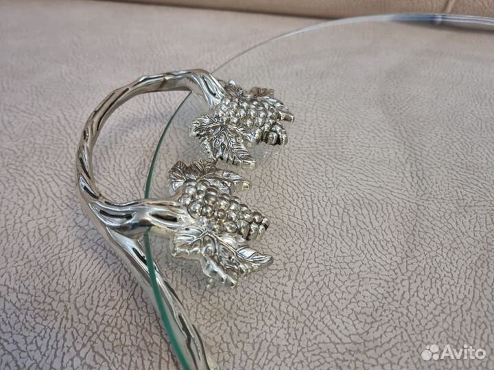 Блюдо сервировочное большое винтаж