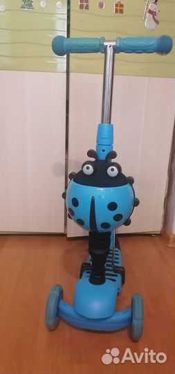 Детские самокат божья коровка