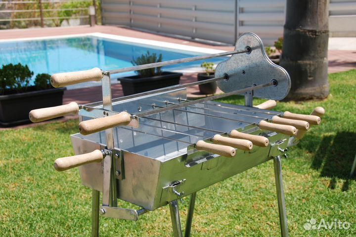 Мангал барбекю автоматический