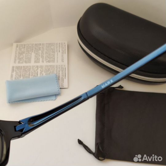 Спортивные очки Marx синие зеркальные (0338)