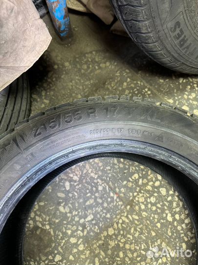 Резина Зимняя 215/55 r17