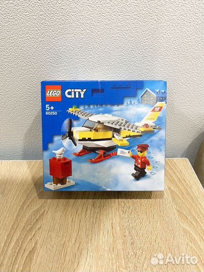 Lego City 60250 лего почтовый самолёт новый
