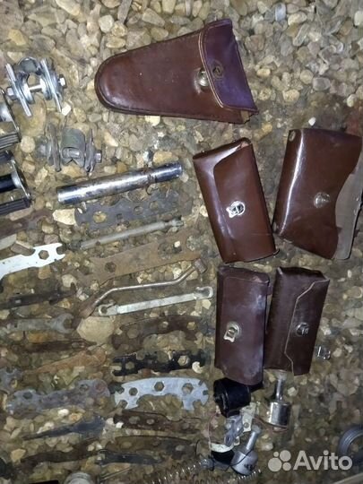 Велосипед СССР шильдик катафот подсумок зеркало