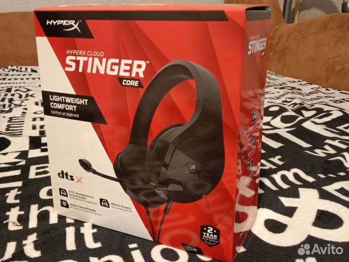 Наушники hyperx cloud stinger core