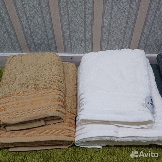 Махровые полотенца новые