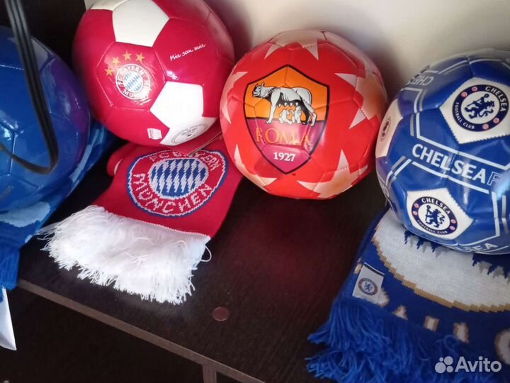 Мяч Зенита и Челси +шарф