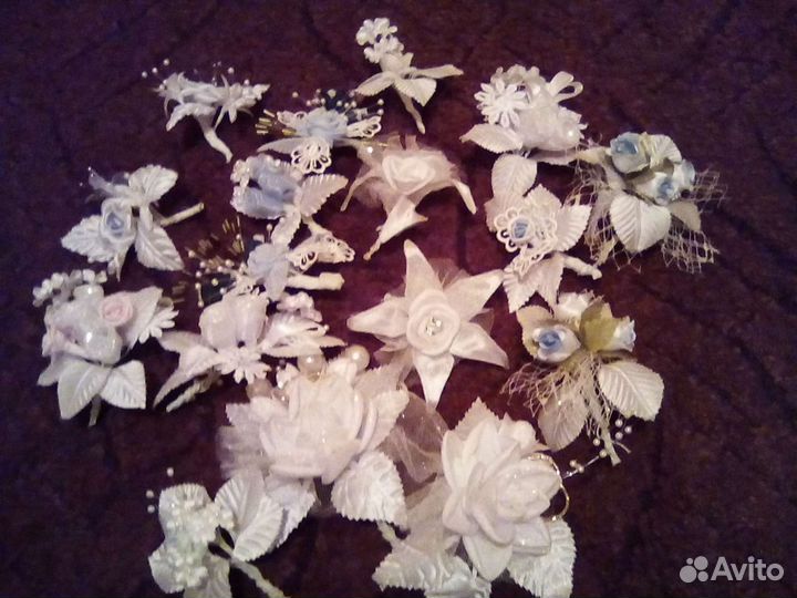 Свадебные букетики для гостей