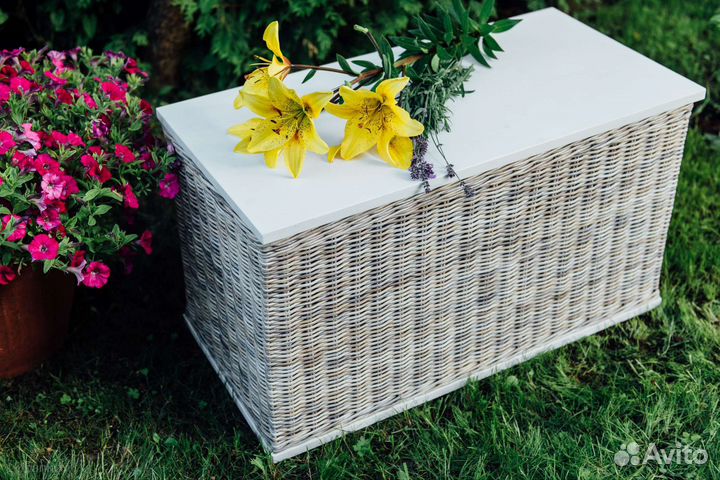 Сундук плетëный