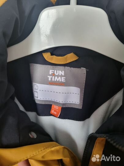 Куртка новая зимняя на мальчика 110