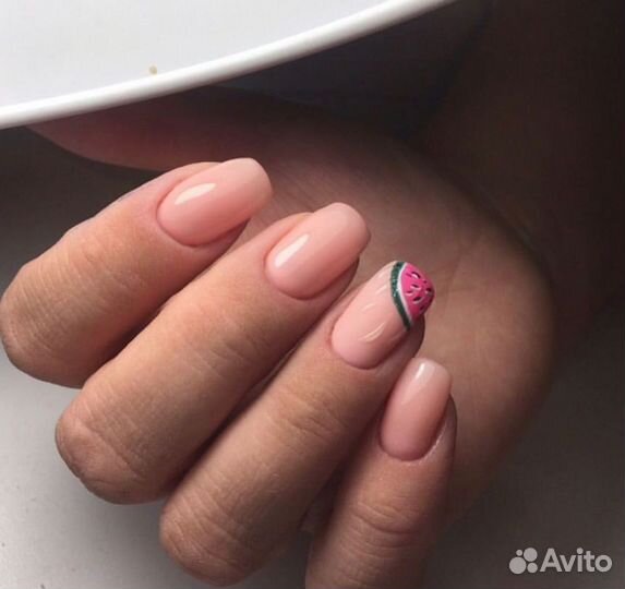 Маникюр Френч Гель лак Наращивание Педикюр