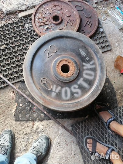 Блины для штанги олимпийский размер